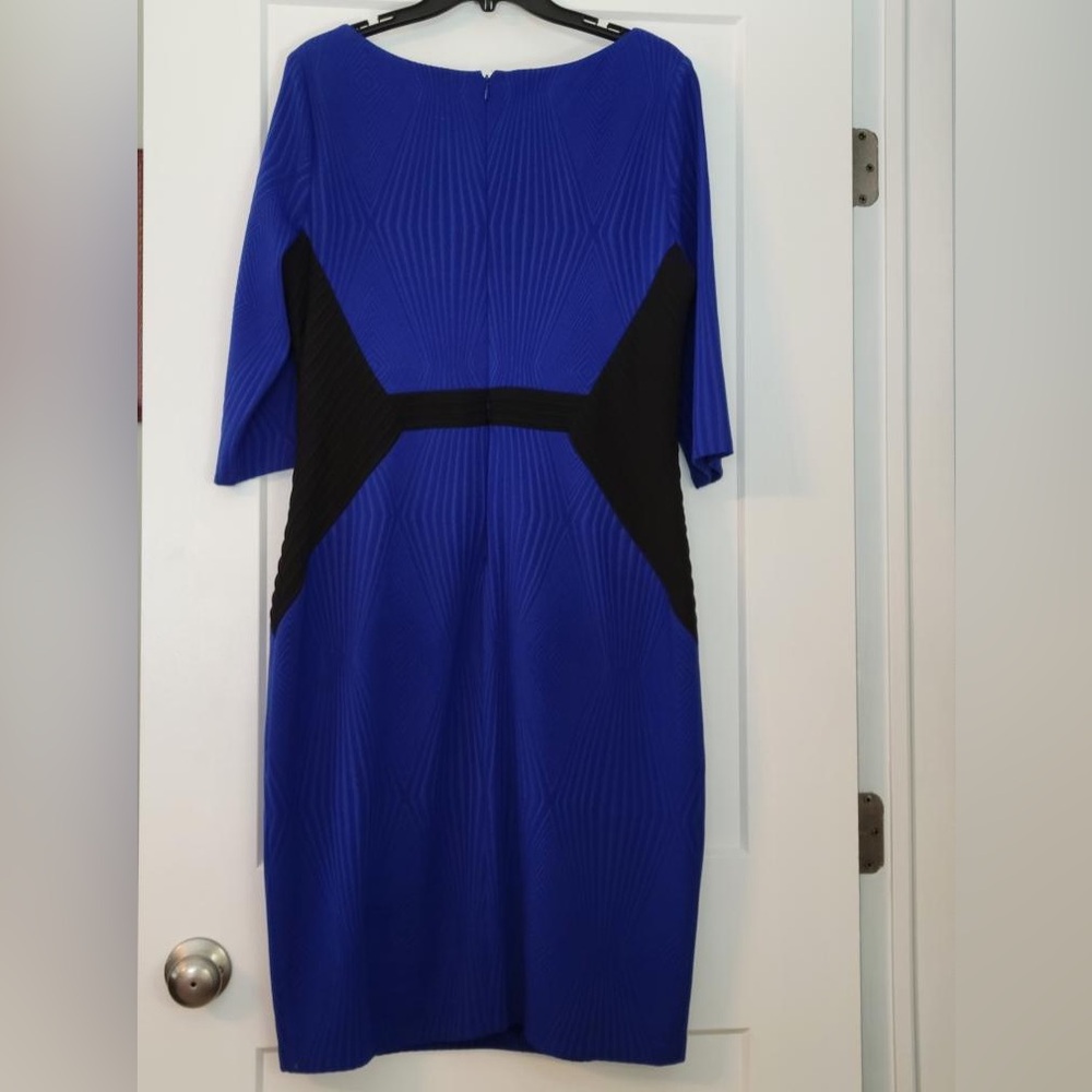 black and blue dress formal